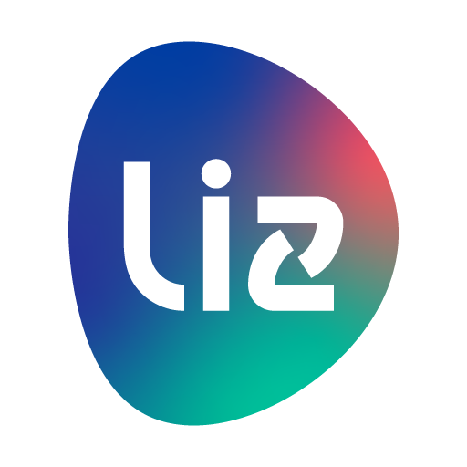 Het logo van vraag het LIZ