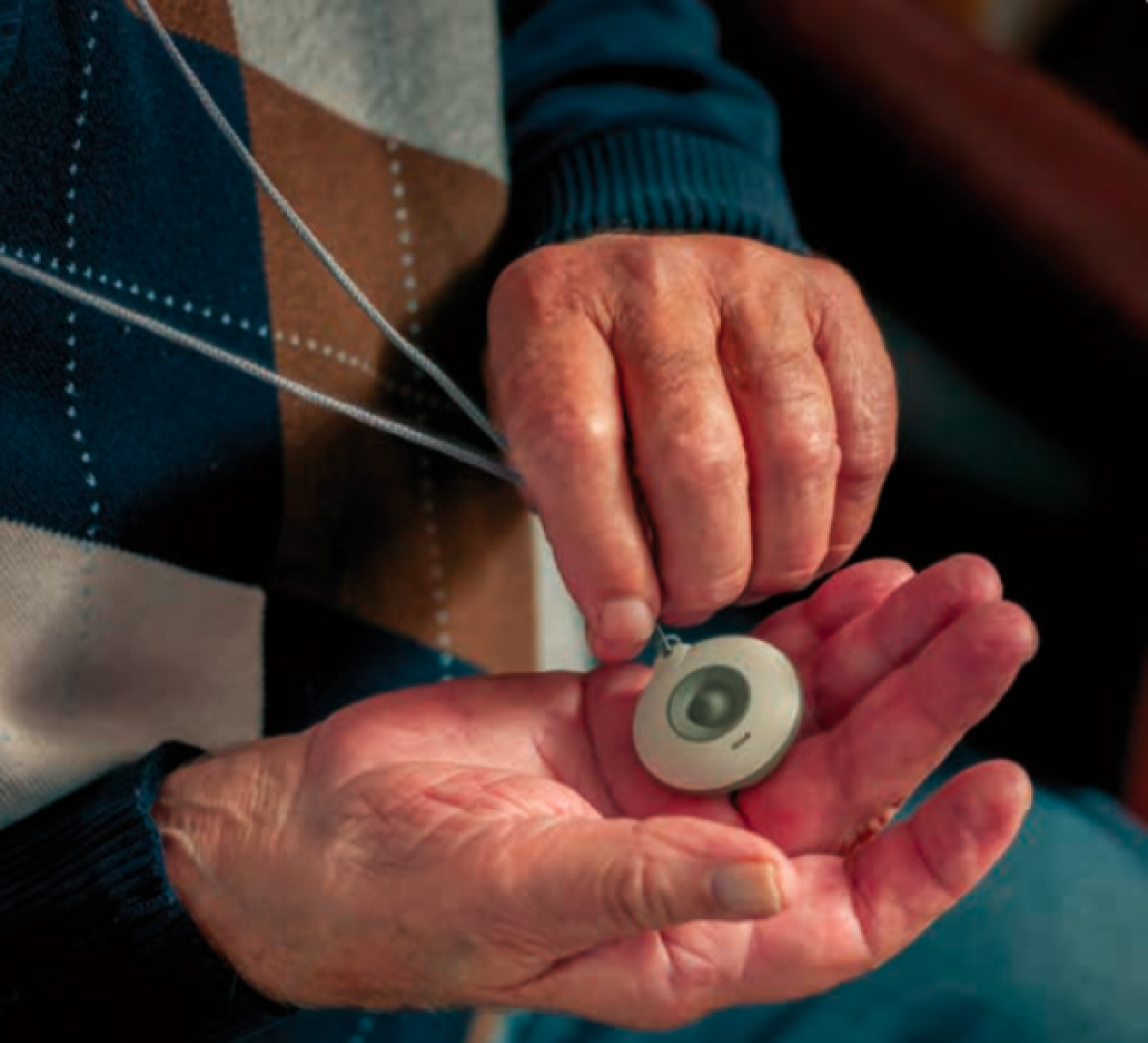 De zender van de personenalarmering